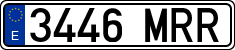 License plates of Spain, Ordinary (2000)