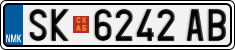 License plate of North Macedonia, Regular plates (2012)