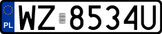 License plates of Poland, Regular car plates