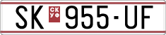 License plate of North Macedonia, Regular plates (1993)
