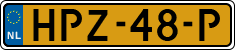 License plate of the Netherlands, Cars