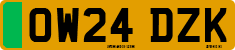 License plate of the United Kingdom, 2001 year system