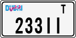 License plate of the UAE, Dubai, Cars