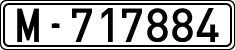 License plates of Spain, 1900 year series