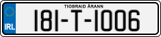 License plate of Ireland, Regular plates