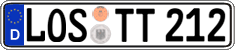 German license plate, Regular plates