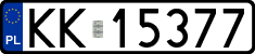 License plates of Poland, Regular car plates