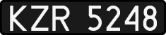 License plates of Poland, 1976 year system