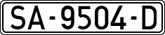 License plates of Spain, 1971 year series