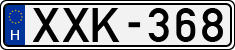 license plates of Hungary, Cars (1990)