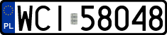 License plates of Poland, Regular car plates