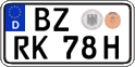German license plate, Plates for oldtimers (type 