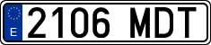 License plates of Spain, Ordinary (2000)
