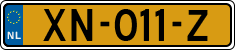 License plate of the Netherlands, Cars