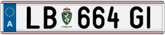 License plate of Austria, Regular plates
