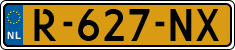 License plate of the Netherlands, Cars