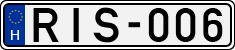 license plates of Hungary, Cars (1990)
