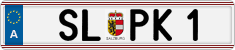 License plate of Austria, Vanity Plates