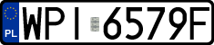 License plates of Poland, Regular car plates