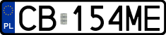 License plates of Poland, Regular car plates