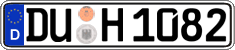 German license plate, Regular plates