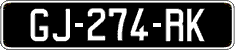 French license plate, SIV (oldtimers)