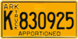 Arkansas, Apportioned (A 123456)
