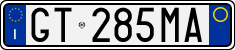 License plate of Italy, Cars (1994 year series)
