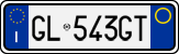 License plate of Italy, Cars (1994 year series)
