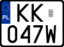 License plates of Poland, Regular car plates