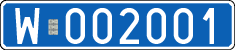 License plates of Poland, Diplomatic