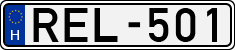 license plates of Hungary, Cars (1990)