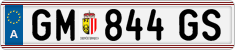 License plate of Austria, Regular plates