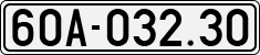 License plate of Vietnam, Cars