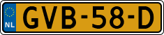 License plate of the Netherlands, Cars