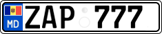 License plate of Moldova, Cars (2015)
