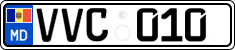 License plate of Moldova, Cars (2015)