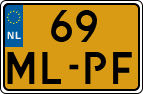 License plate of the Netherlands, Motorcycles
