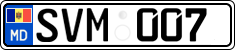 License plate of Moldova, Cars (2015)