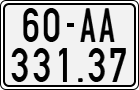 License plate of Vietnam, Motorcycles