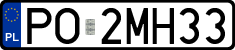 License plates of Poland, Regular car plates