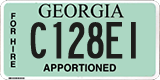 Georgia, Apportioned