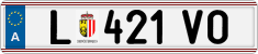License plate of Austria, Regular plates