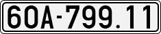 License plate of Vietnam, Cars