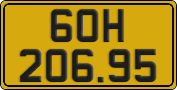 License plate of Vietnam, Commercial vehicles