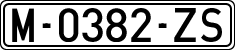 License plates of Spain, 1971 year series
