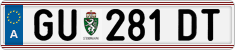 License plate of Austria, Regular plates