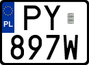 License plates of Poland, Special vehicles and motorcycles