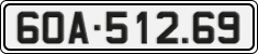 License plate of Vietnam, Cars