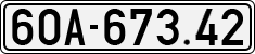 License plate of Vietnam, Cars